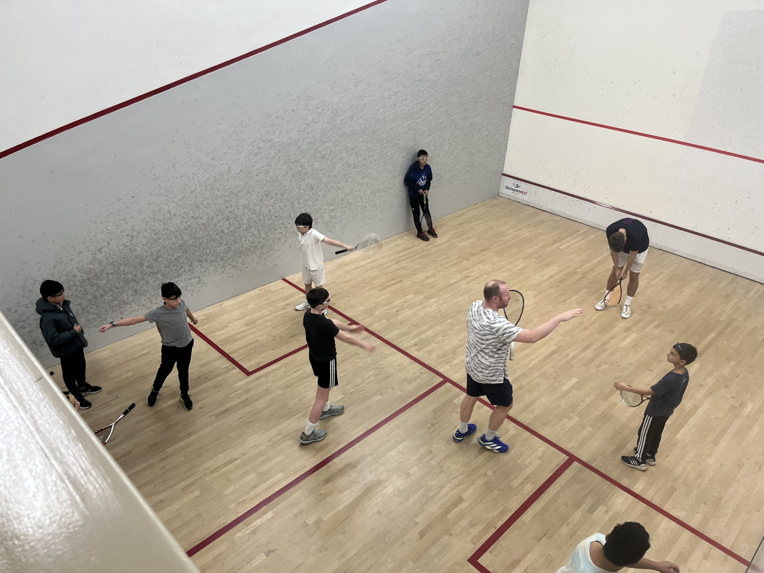 Matt & youth on court